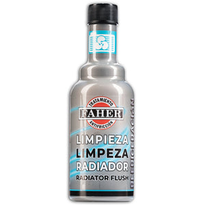 FAHER Limpieza Radiador. Limpia y elimina aceite, lodos e incrustaciones de los circuitos de refrigeración base agua y de sus componentes mas delicados 