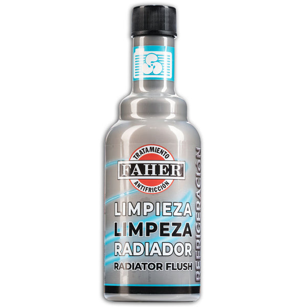 FAHER Limpieza Radiador. Limpia y elimina aceite, lodos e incrustaciones de los circuitos de refrigeración base agua y de sus componentes mas delicados 