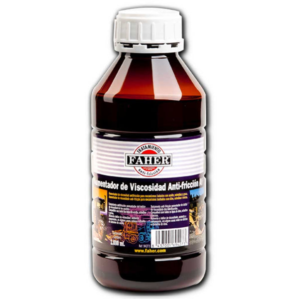 FAHER Aumentador índice de viscosidad con tratamiento antifricción, aumenta la compresión y en algunos casos reduce o elimina el consumo de aceite. 1000ml